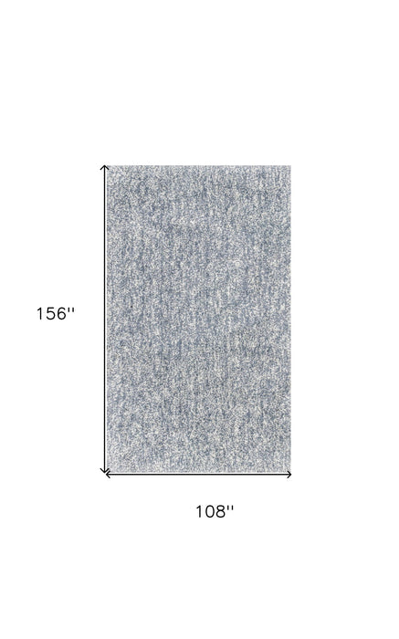 9' x 13' Abstract Hand Woven Area Rug - Gray And Ivory