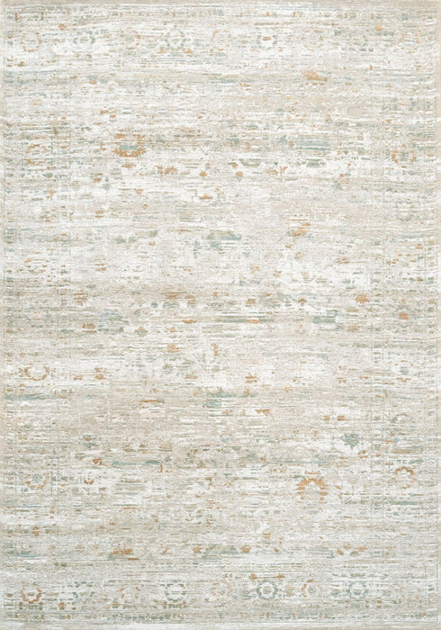 6' X 8' Tribal Washable Area Rug With UV Protection (609918) - Gray / Green / Brown