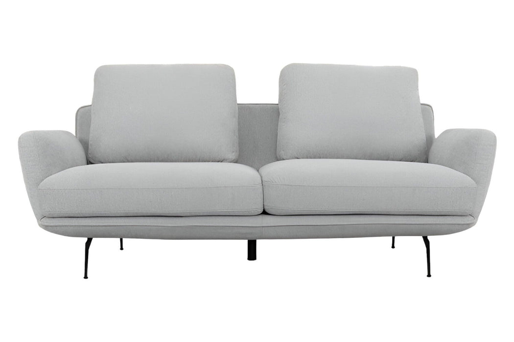 Contempo Retro Loveseat - Light Gray