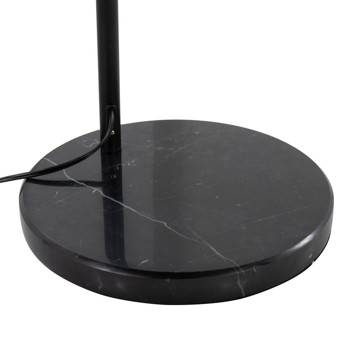 March - Floor Lamp - Black Marble
