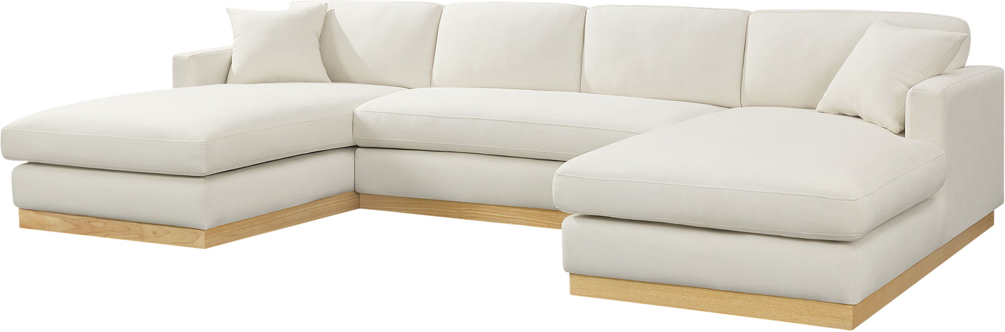 Johanna - 3 Piece Sectional - Natural Base