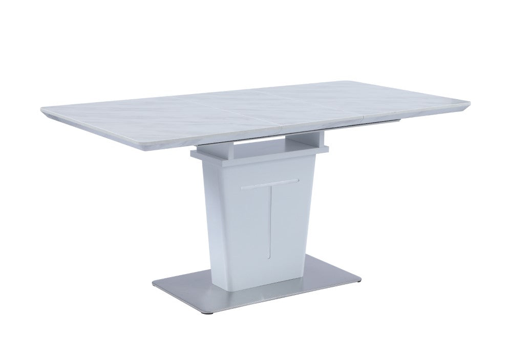Chintaly GWEN Contemporary Extendable Melamine Dining Table