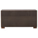 Jessica 4-piece queen LED bedroom furniture set in cappuccino finish, includes bed, nightstands, and dresser from CoasterEssence.