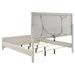Olivia 4-piece California King bedroom set in pearl white with bed frame, nightstands, and dresser from CoasterEveryday