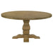 Rustic honey 5-piece round dining table set by CoasterEveryday, featuring a sturdy wooden design with matching chairs.