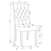Rustic honey 7-piece round dining table set by CoasterEveryday, featuring sturdy wood construction and matching chairs.