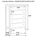 CoasterEveryday Carlton 5-piece full bedroom set in cappuccino finish with bed frame, dresser, mirror, and nightstands.