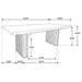 Black Catherine 7-piece rectangular dining table set by CoasterEveryday, featuring sleek furniture design and sturdy construction.