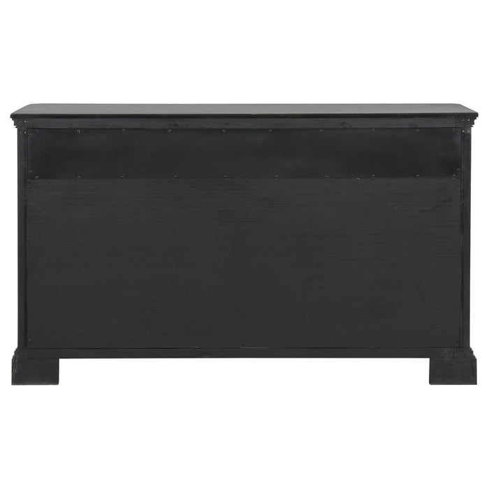 Cresswell 2-door 3-drawer Wine Storage Buffet Weathered Taupe