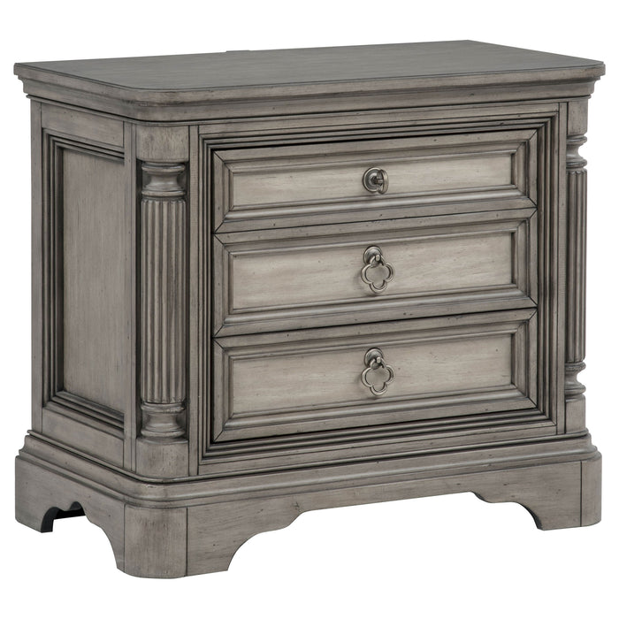Cresswell 4-piece Queen Bedroom Set Weathered Taupe
