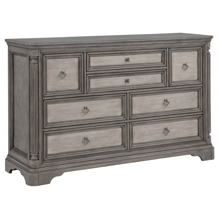 Cresswell 4-piece Queen Storage Bedroom Set Weathered Taupe
