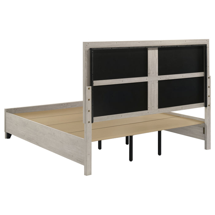 Farre 4-piece Eastern King Bedroom Set Washed Grey