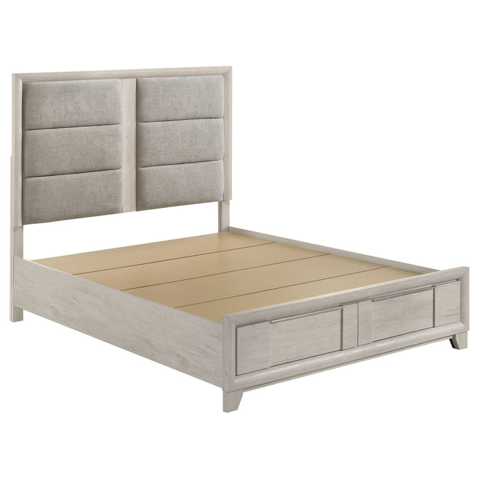 Farre 5-piece Queen Bedroom Set Washed Grey