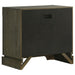 Dark cocoa Gran Park 5-piece Eastern King bedroom furniture set by CoasterEveryday, including bed frame, dresser, and nightstands.