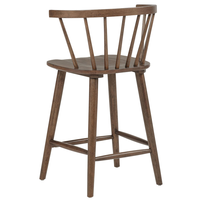 HP0426 Counter Chair Walnut (Pack of 2)