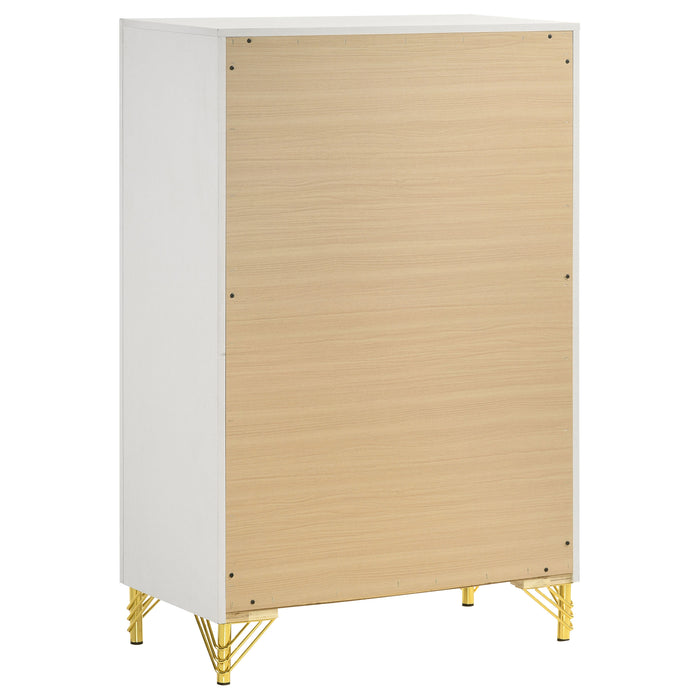Lucia 3-piece Queen Bedroom Set Beige and White