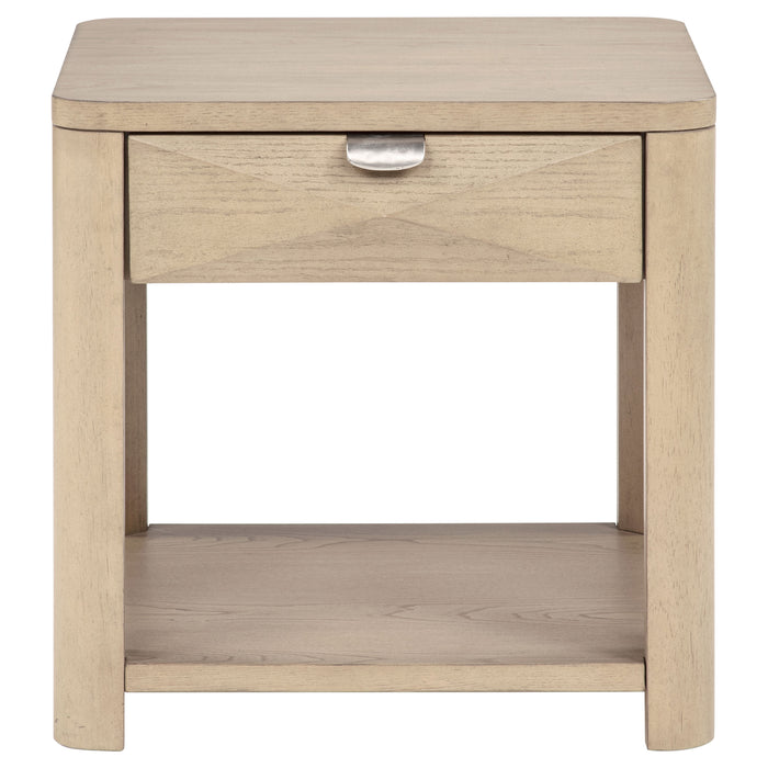 Marcelo 3-piece Coffee Table Set with Storage Light Elm