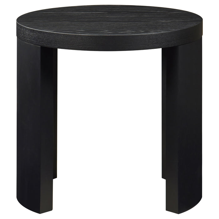 Sweeney 2-piece Coffee and End Occasional Table Set Black