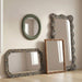 Charlene Watercolor Print 35x59-inch Jewel Wall Mirror by TOV Furniture, showcasing a decorative mirror with watercolor-inspired design.