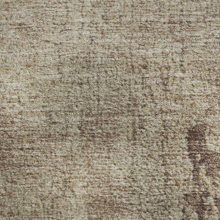 10' X 14' Abstract Washable Area Rug With UV Protection (707623) - Chocolate / Beige