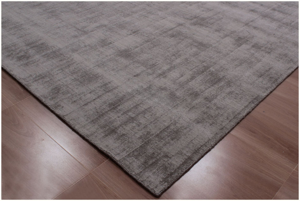 9' x 12' Hand Loomed Area Rug - Dark Brown
