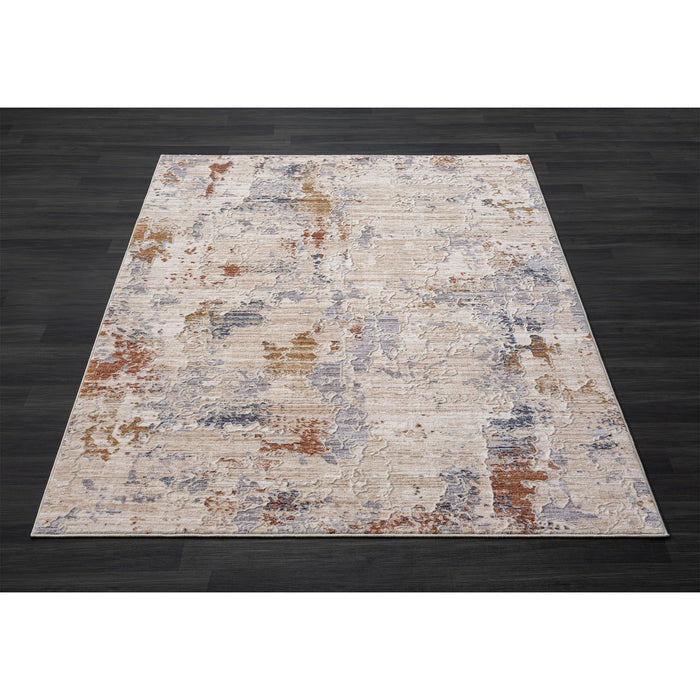 8' x 10' Abstract Area Rug - Beige
