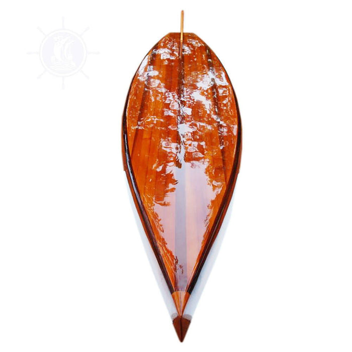 Hand Painted Model Boat (624618) - Light Brown