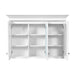 White Giga medicine cabinet with mirror door and adjustable shelves, wall-mounted bathroom storage cabinet.