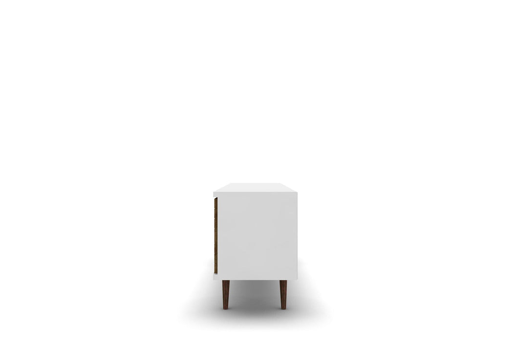 Manhattan Liberty - 63" TV Stand With White Frame