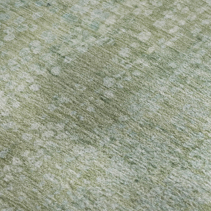 10' X 14' Abstract Washable Area Rug With UV Protection (717332) - Green / Sage