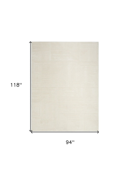 8' X 10' Abstract Area Rug (553414) - Ivory