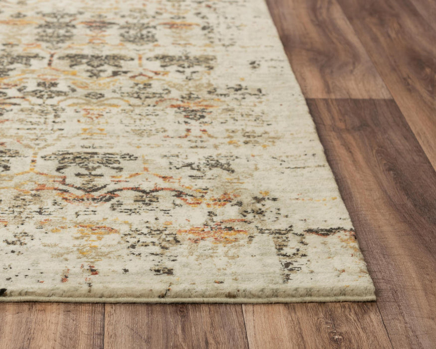 10' X 13' New Zealand Lambs Wool Oriental Hand Carved Handmade Area Rug (747876) - Beige / Brown / Apricot / Ivory