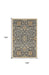 HomeRoots vintage floral indoor area rug, 9x13 feet, machine woven in taupe with traditional floral pattern.