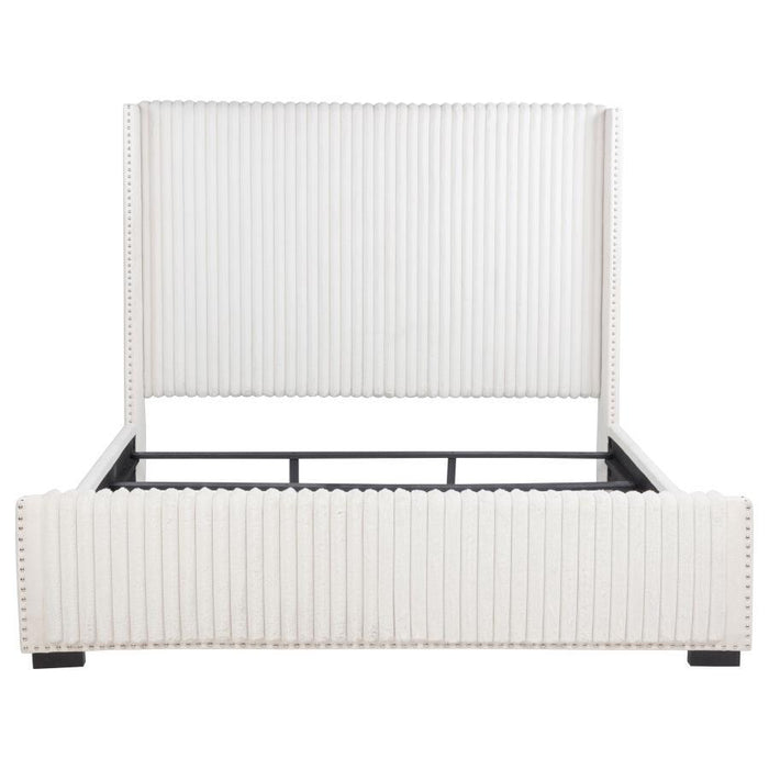 Natasha - Upholstered California King Bed - Cream