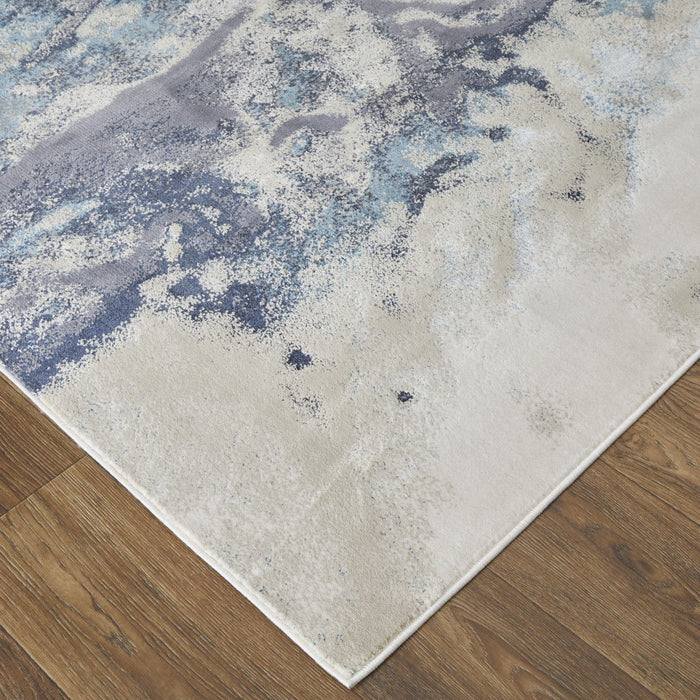 12' x 15' Abstract Area Rug - Blue
