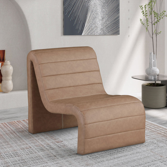 Ivy - Faux Leather Accent Chair