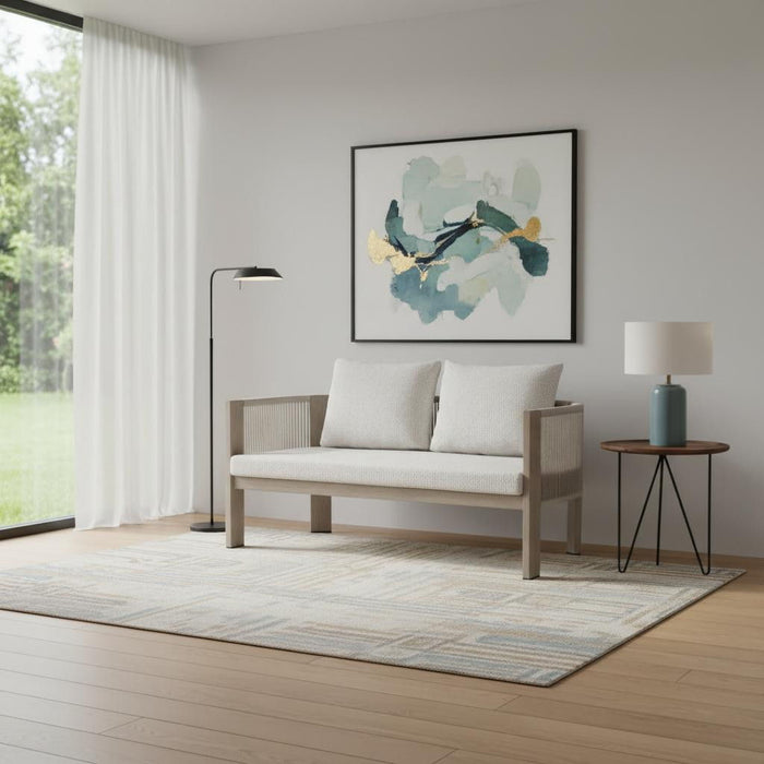 59" Polypropylene Sofa - Beige