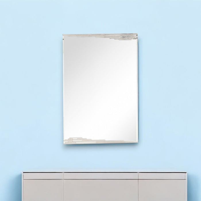 46" Framed Accent Mirror - Silver