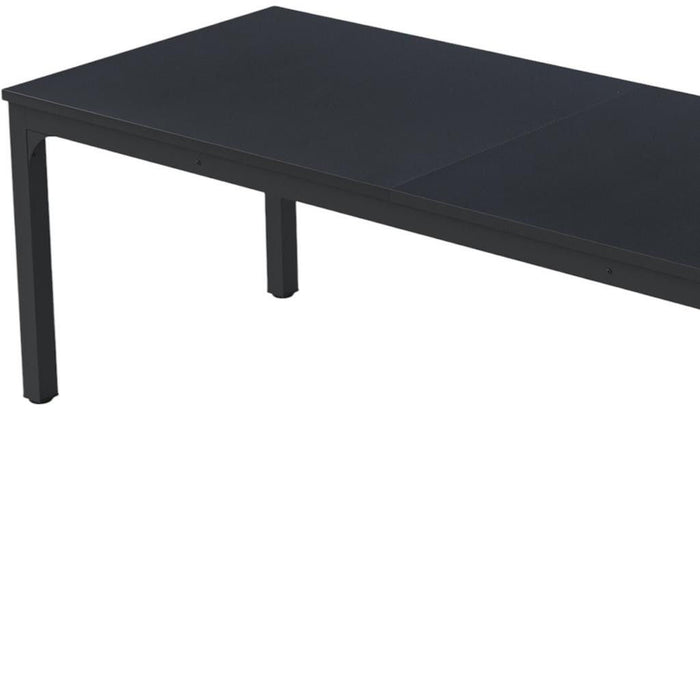 46" Solid Wood Dining Table - Black