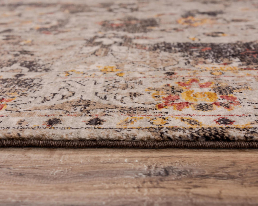 9' X 12' New Zealand Lambs Wool Oriental Hand Carved Handmade Area Rug (747840) - Brown / Beige / Apricot