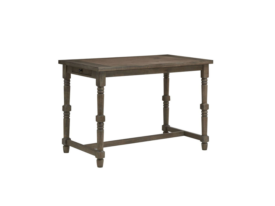 54'' Solid Wood Rectangular Bar Table - Walnut