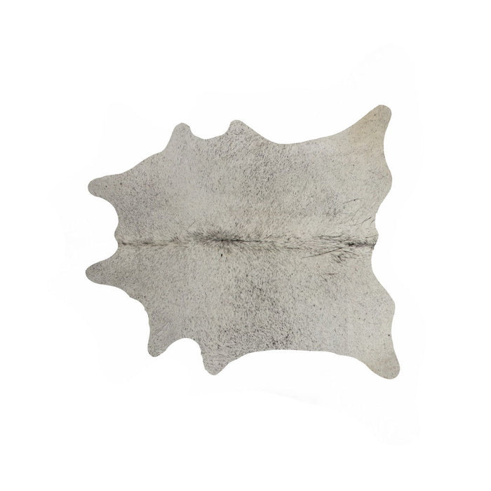 5' x 7' Cowhide Hand Knotted Area Rug - Light Gray