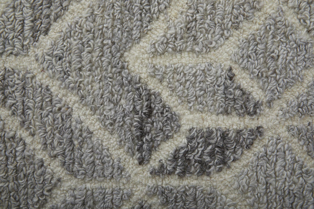 12' X 15' Geometric Hand Tufted Area Rug (744451) - Taupe / Gray / Ivory