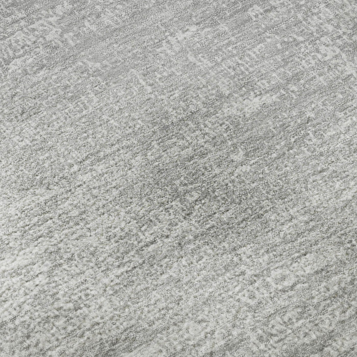 10' X 14' Abstract Washable Area Rug With UV Protection (667144) - Silver / Gray