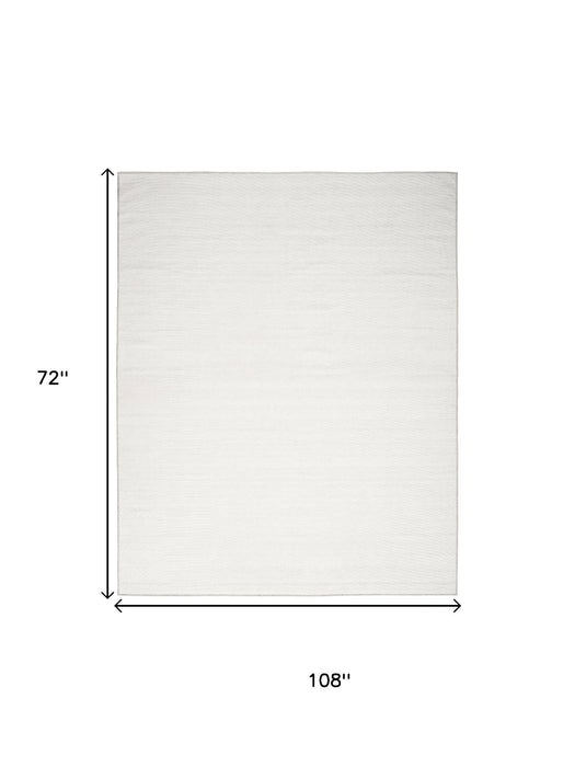 6' X 9' Abstract Washable Area Rug (552552) - Ivory / Gray