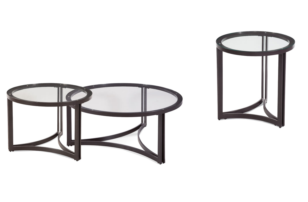 Trucco - Round Cocktail Table - Black
