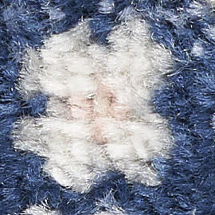 10' Floral Runner Rug (564133) - Ivory / Gray / Blue