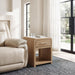 Signature Design by Ashley rectangular cocktail table with sleek wooden surface and sturdy legs, perfect for modern living rooms.