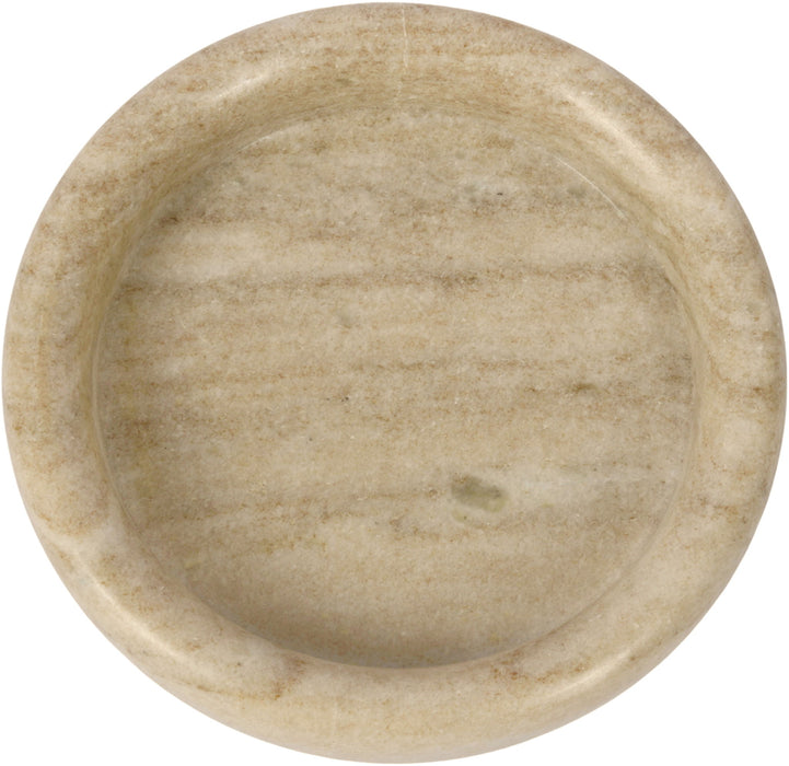 Marble tray by Meridian Furniture featuring a sleek, polished genuine marble surface with raised edges for elegant display.