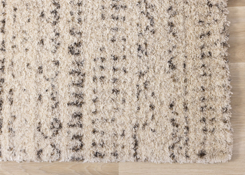 5' X 8' Tribal Area Rug (660040) - Cream / Brown